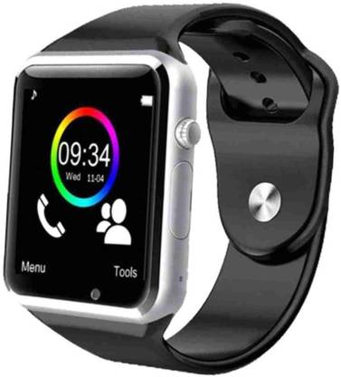 QWERTY A1 Smart Watch - Support Bluetooth, Voice Calling, SIM, Memory Card, Camera Smartwatch