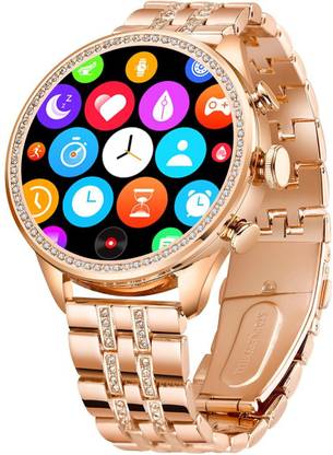 ULTRABYTES Gen 9 Diamond Strap HD Display 2 Straps BT Calling Smartwatch For women Smartwatch