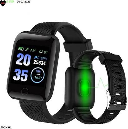 Bashaam DS819 ID116_ PLUS MULTI FACES BLUETOOTH SMARTWATCH BLACK(PACK OF 1) Smartwatch