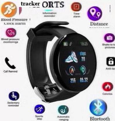 Bydye PA667 D18_LATEST FITNESS TRACKER MULTI SPORTS SMART WATCH BLACK(PACK OF 1) Smartwatch