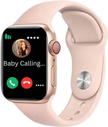 Melbon Pink I8 Pro Watch 1.69” LCD Display, Multiple Watch Faces,Sleep Monitor,Heart Smartwatch