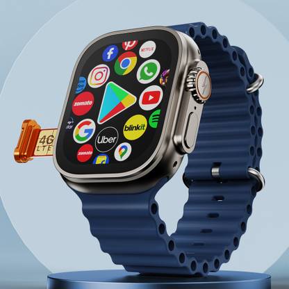 फायर-बोल्ट Oracle WristPhone - 4G SIM/LTE/WiFi, Android OS, Play store & Phone Notification स्मार्टवॉच