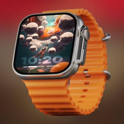 KadWaniya T800 Ultra Smart Watch With Wireless Charging Smartwatch