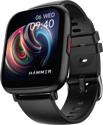 Hammer Fit+ Bluetooth Calling smart watch with largest 1.85" Display Smartwatch