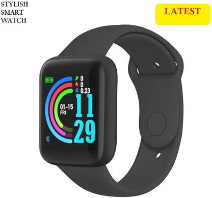 Bashaam D2952(A1) ADVANCE HEART RATE BLUETOOTH SMART WATCH BLACK (PACK OF 1) Smartwatch