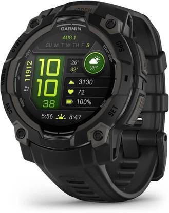 GARMIN Instinct 3,45Mm,Amoled,Black Bezel With Black Band,(A04884) Smartwatch