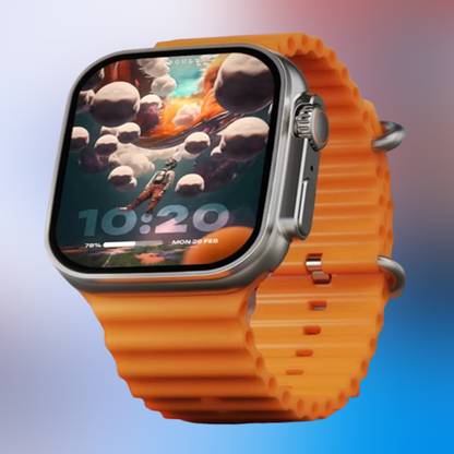 KadWaniya T800 Ultra Smart Watch With Wireless Charging Smartwatch