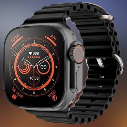 KadWaniya T800 Ultra Smart Watch With Wireless Charging Smartwatch