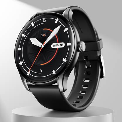 boAt Lunar Connect Ace w/ 3.63 cm(1.43") AMOLED Display,BT Calling,Sports Modes, IP68 Smartwatch