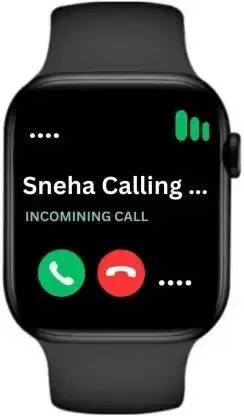 P U COLLECTION Smart Watch Bluetooth Calling and Fitness Tracker Black Smartwatch Smartwatch