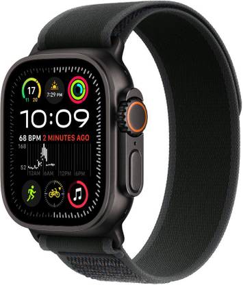 Apple Watch Ultra 2 GPS + Cellular 49mm Black Titanium with Black Trail Loop