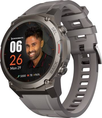 CrossBeats Armour Dive – 1.43” Super AMOLED Swimproof Bluetooth Calling Smartwatch
