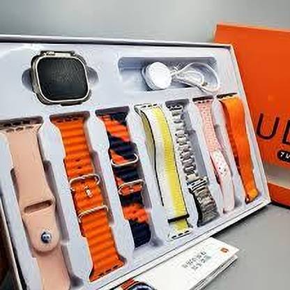 TECHMAZE 7 strap ultra series watch and earbud combo Smartwatch