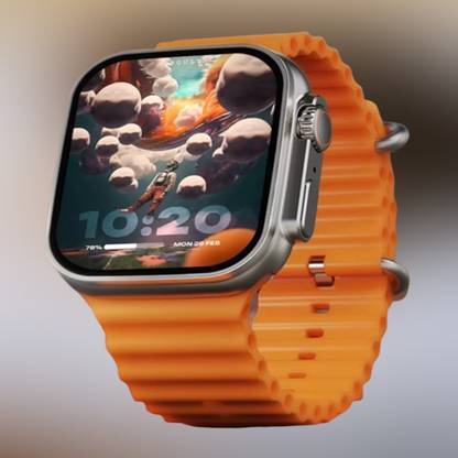 KadWaniya T800 Ultra Smart Watch With Wireless Charging Smartwatch
