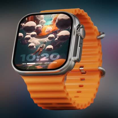 KadWaniya T800 Ultra Smart Watch With Wireless Charging Smartwatch