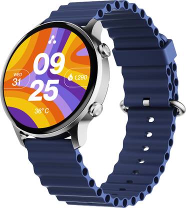 Ambrane Wise-Roam 2, 1.39" Full HD display BT calling and complete health tracking Smartwatch