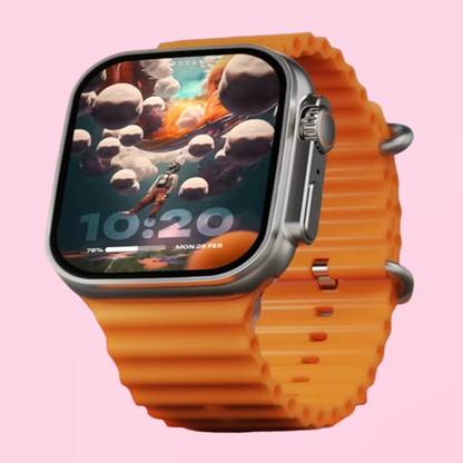 KadWaniya T800 Ultra Smart Watch With Wireless Charging Smartwatch