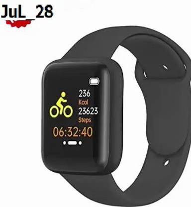 Bymaya S444 (D20) ADVANCE MULT FACES STEP COUNT SMART WATCH BLACK(PACK OF 1) Smartwatch
