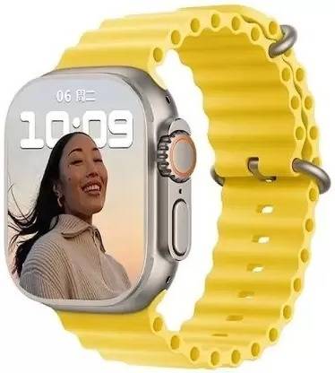 Ephemeral Watch8 Ultra Full HD Heart & SpO2 Monitoring,14 Sports Modes,Sleep Monitor Smartwatch