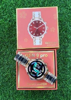 Khushi Traders Gen 22 BT Calling 1.55" AMOLED Display Music & Voice Assist Luxury Design girls Smartwatch