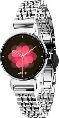 Lifelong Ruby AMOLED Display for Women with Metal Strap,Bluetooth Calling Smartwatch