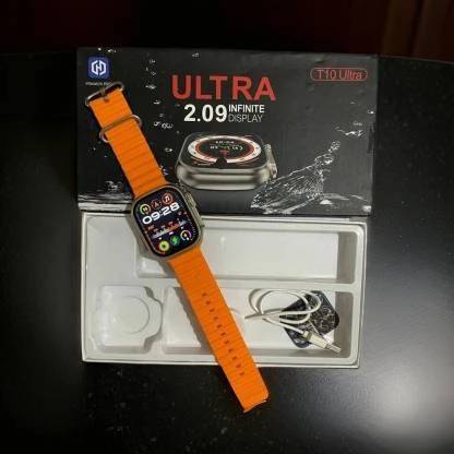 wipix New T10 Ultra Smart Watch with Bluetooth Calling, wireless charging pad games Smartwatch