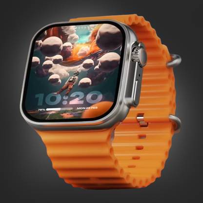 KadWaniya T800 Ultra Smart Watch With Wireless Charging Smartwatch