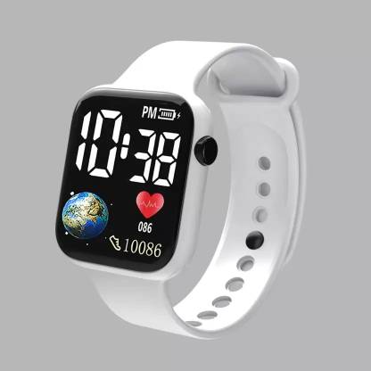 HLMT Teenagers LED Luxurious Fashion Silicone Digital Watch (Not smart watch) Smartwatch