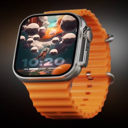 KadWaniya T800 Ultra Smart Watch With Wireless Charging Smartwatch