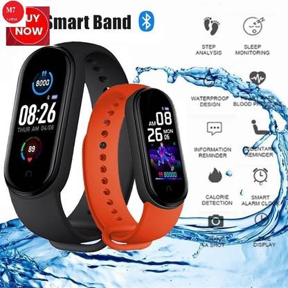 Bygaura B2001(M7) PLUS FITNESS TRACKER SLEEP TRACKER SMART WATCH BLACK ( PACK OF 1)