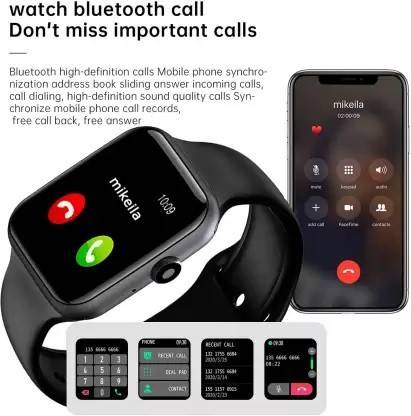 HOMOZE T700S Smartwatch with Bluetooth Call body fit Heart Rate Tracker monitor Smartwatch