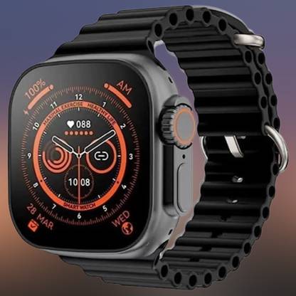 KadWaniya T800 Ultra Smart Watch With Wireless Charging Smartwatch