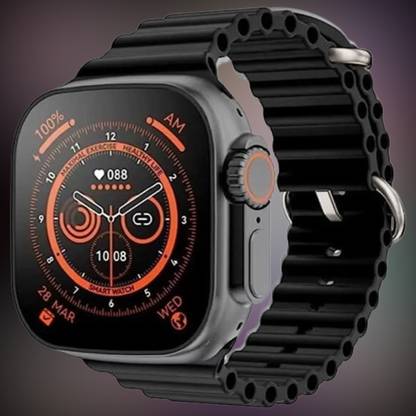 KadWaniya T800 Ultra Smart Watch With Wireless Charging Smartwatch