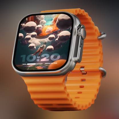 KadWaniya T800 Ultra Smart Watch With Wireless Charging Smartwatch