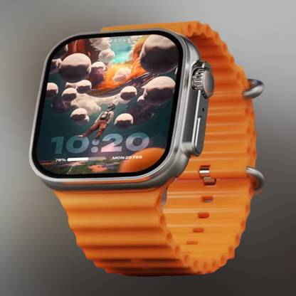 KadWaniya T800 Ultra Smart Watch With Wireless Charging Smartwatch