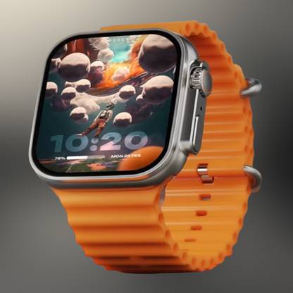 KadWaniya T800 Ultra Smart Watch With Wireless Charging Smartwatch