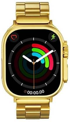 Olivepranc Watch 8 Ultra Gold Edition Bluetooth Calling Smart Watch for Mens Smartwatch
