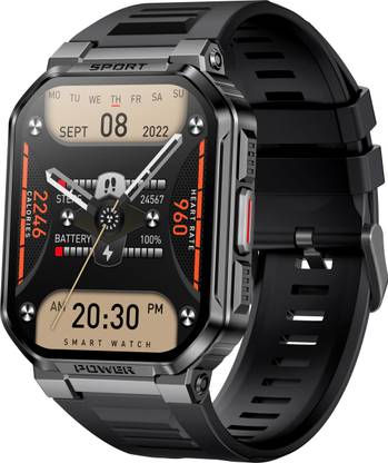 Microflash MK67 1.83'' HD Display With Bluetooth Calling, 100 Plus Sports Modes Smartwatch