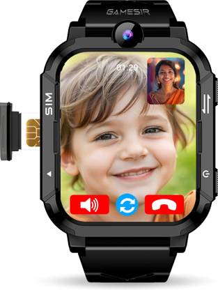 GameSir "SmartKids 4G/5G Video Calling, GPS Locator, Two-Way Calling, & All Sim Support Smartwatch