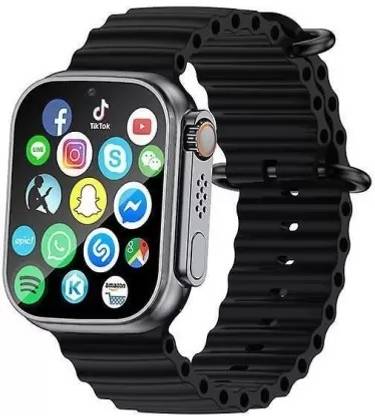 Satyam TRADERS T800 ULTRAT SMARTWATCH BALCK Smartwatch