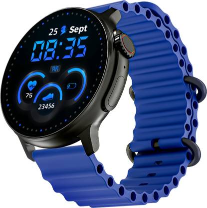 boAt Lunar Tigon w/ 3.68 cm(1.45") AMOLED Display,Always ON Display, Functional Crown Smartwatch