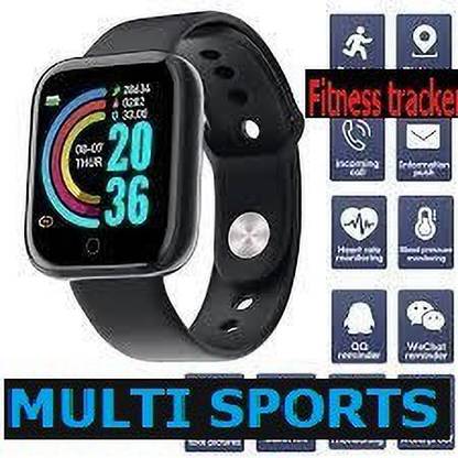 Bygaura S800 (D20) PRO MULTI SPORTS STEP COUNT SMART WATCH BLACK(PACK OF 1) Smartwatch