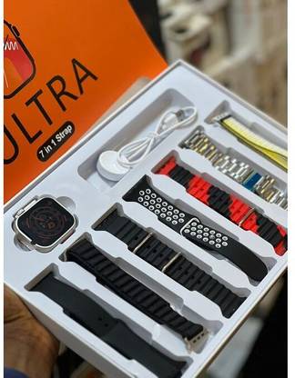 Varun Traders 7 in 1 Ultra Android Smart Watch Men 4G Network BT Call GPS X8 Ultra Smartwatch