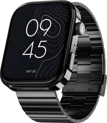 boAt Chrome Endeavour,1.96 AMOLED Display,AI Coach Health Insights,HRV,VO2 Max,IP68 Smartwatch