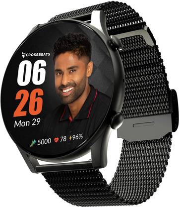 CrossBeats Apex Regal 1.4 AMOLED SmartWatch with Bluetooth Calling, Metal Body, Fast Charge Smartwatch
