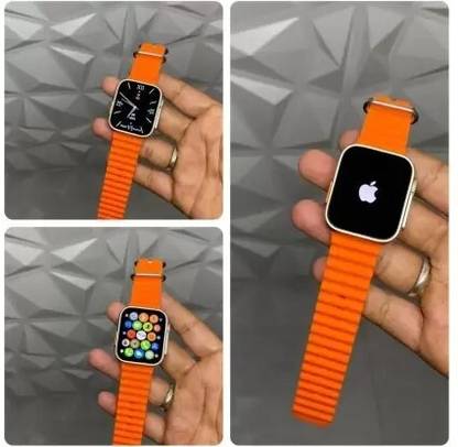 MU ENTERPRISES Ultra S8 Full Touch 2.02" HD , BT Calling, Logo, Self Wallpaper, SPO2 Smartwatch