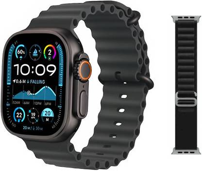 Gizmo Den Gizmo Den Ultra 2 Black Edition Smart Watch HD Display, Bluetooth Calling Smartwatch
