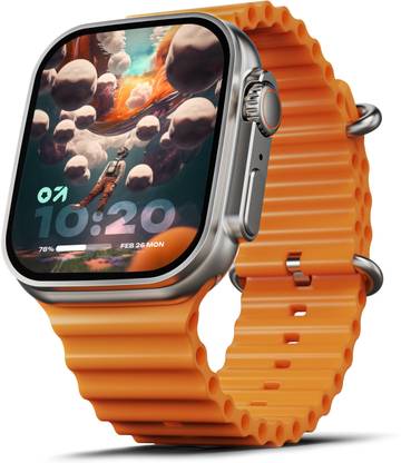 GOBOULT Crown 1.95'' Screen, BT Calling, Working Crown, Zinc Alloy Frame, 900 Nits, SpO2 Smartwatch
