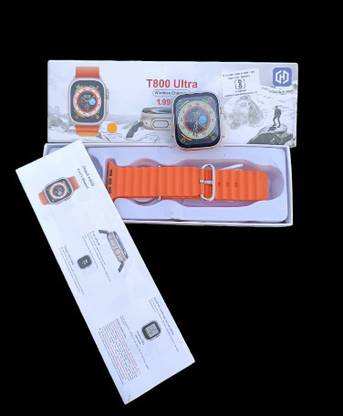 IMA T800 Ultra Smart Watch with Dual Strap Full Screen Waterproof Touch Display Smartwatch