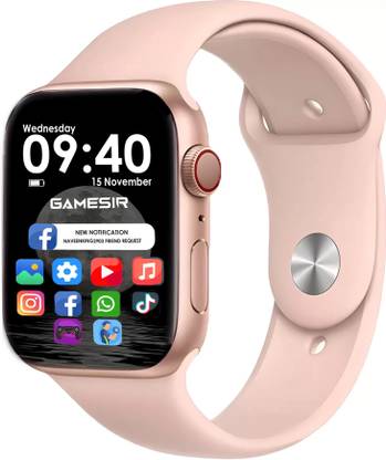 GameSir I8 Pink-A1 Full Screen Touch Watch Specially Made for Girl & Women Smartwatch